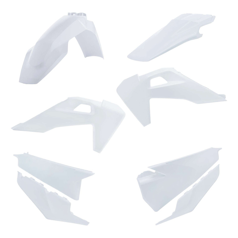 Kit Plastique ACERBIS Type Origine Réplica 2022 Blanc - Husqvarna TC / FC 19-22
