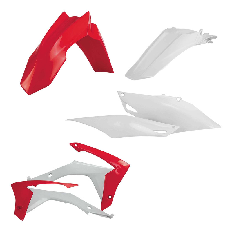 Kit Plastique ACERBIS Type Origine RÃ©plica Blanc / Rouge - Honda 250