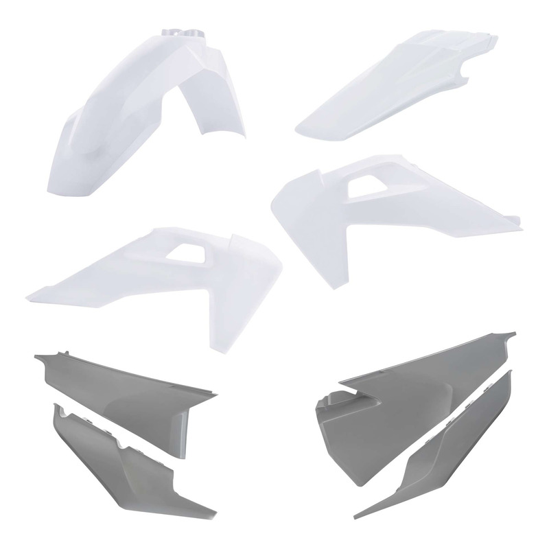 Kit Plastique ACERBIS Type Origine Réplica Blanc / Gris - Husqvarna T