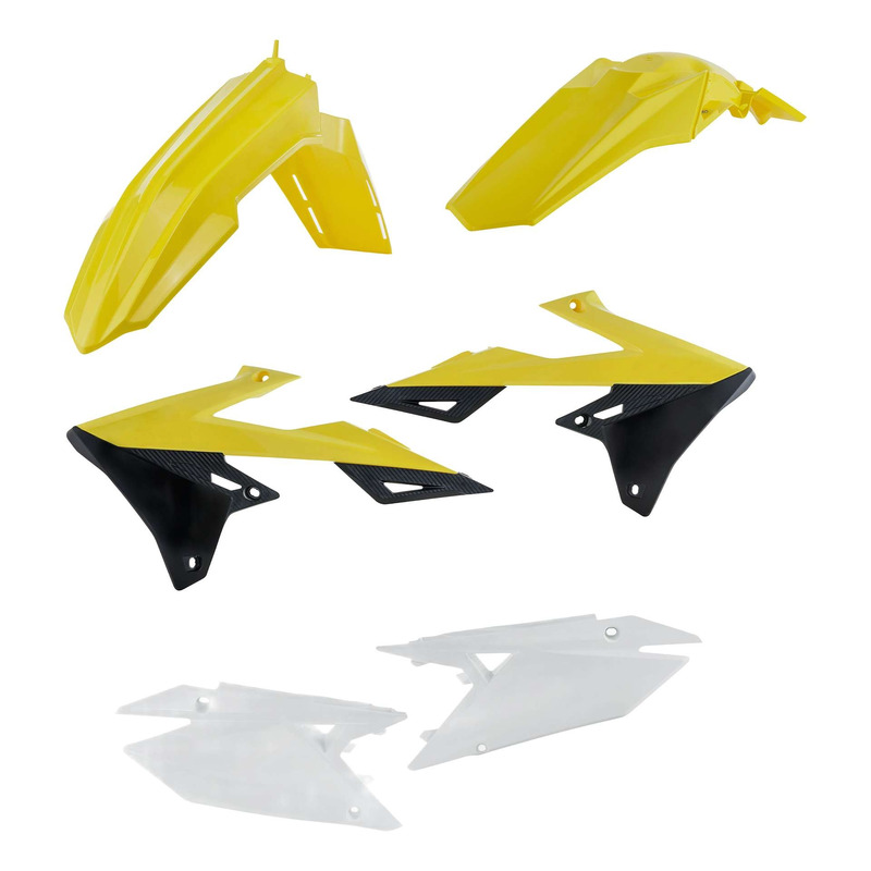 Kit Plastique ACERBIS Type Origine Réplica Jaune / Blanc / Noir - Suz