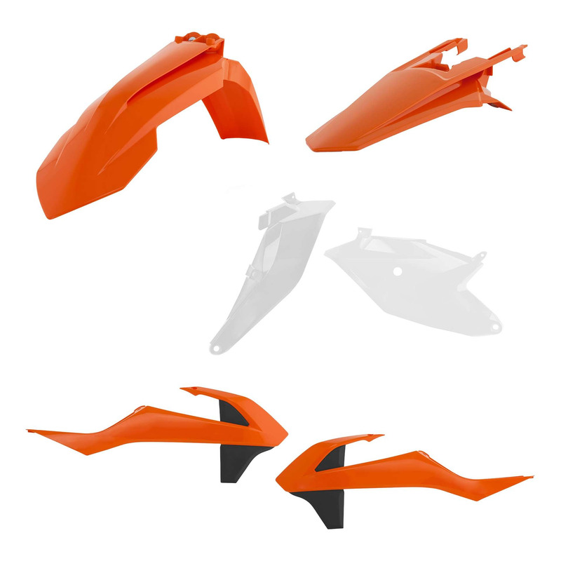 Kit Plastique ACERBIS Type Origine RÃ©plica Orange / Blanc / - KT