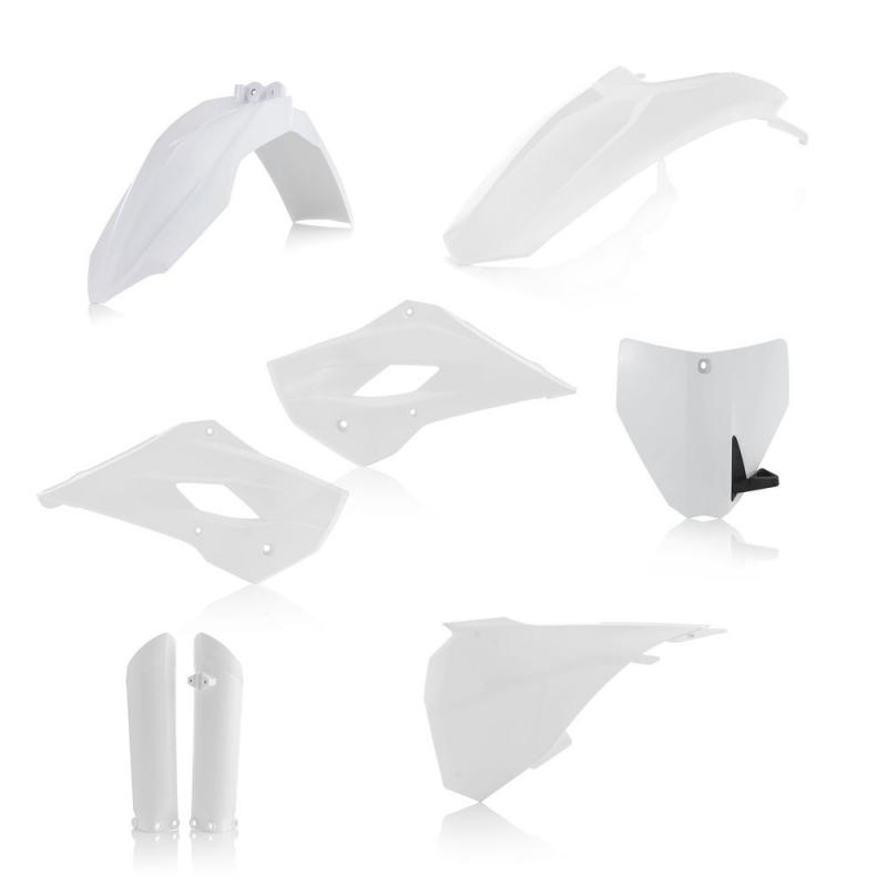 Kit plastique complet Acerbis Husqvarna 85 TC 14-17 blanc