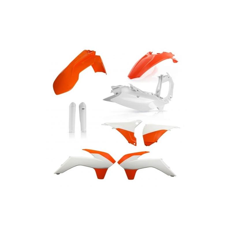 Kit plastique complet Acerbis KTM EXC/EXC-F 2016 réplica (orange 2016)
