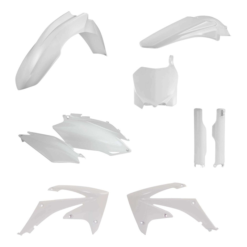 Kit Plastique Complet ACERBIS Type Origine Blanc - Honda 250 CRF-R 11-
