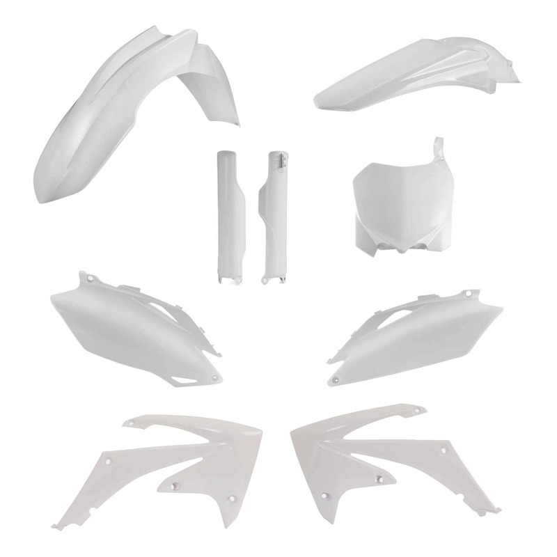 Kit Plastique Complet ACERBIS Type Origine Blanc - Honda 450 CRF-R 09-