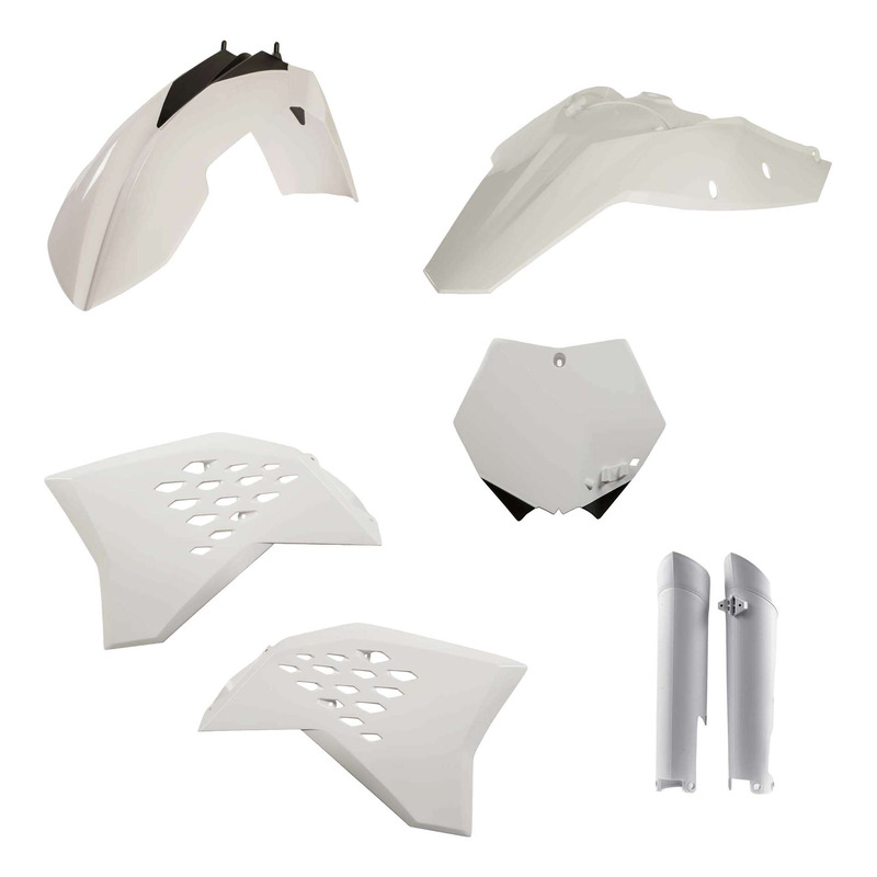 Kit Plastique Complet ACERBIS Type Origine Blanc - KTM 250 à 505 SXF 08-10