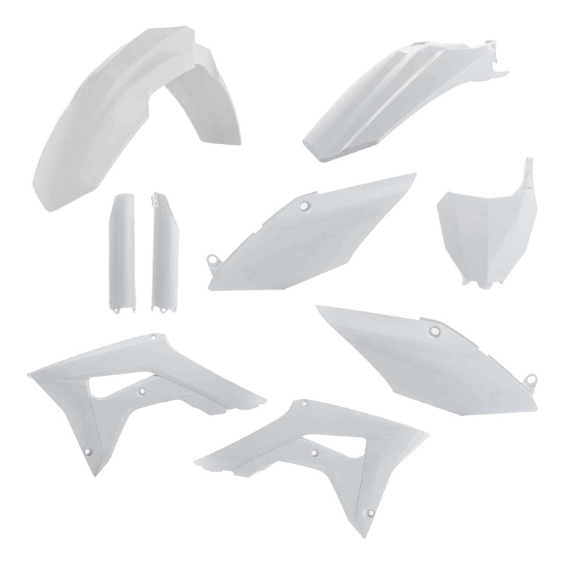 Kit Plastique Complet ACERBIS Type Origine Blanc - Honda 450 CRF-R 17-18