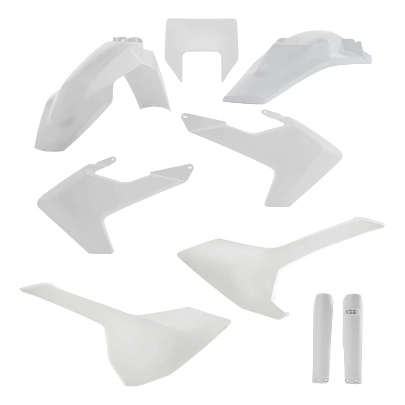Kit Plastique Complet ACERBIS Type Origine Blanc - Husqvarna TE / FE 17-19