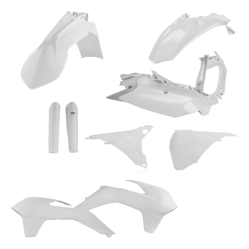 Kit Plastique Complet ACERBIS Type Origine Blanc - KTM EXC / EXCF 2016