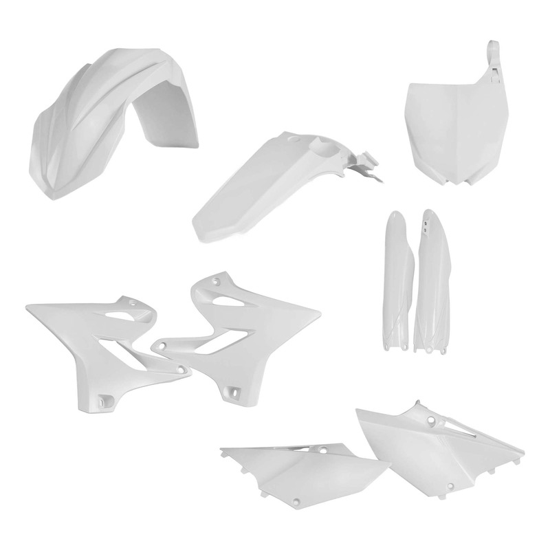 Kit Plastique Complet ACERBIS Type Origine Blanc - Yamaha 125 / 250 YZ 15-21