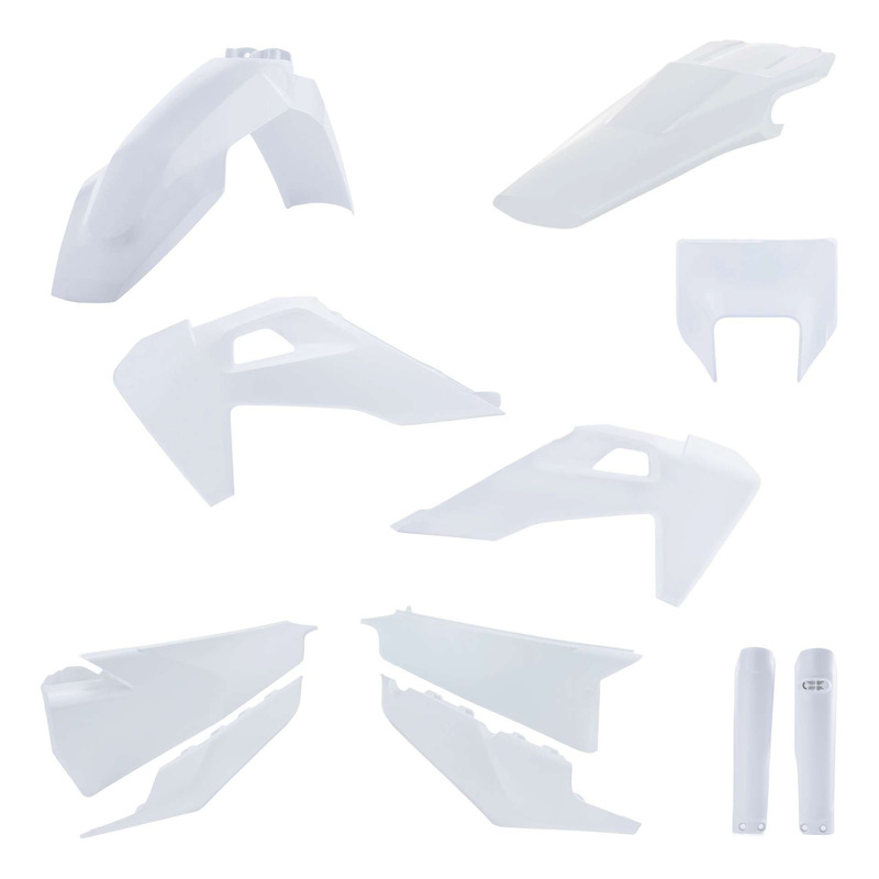Kit Plastique Complet ACERBIS Type Origine Blanc - Husqvarna TE / FE 2