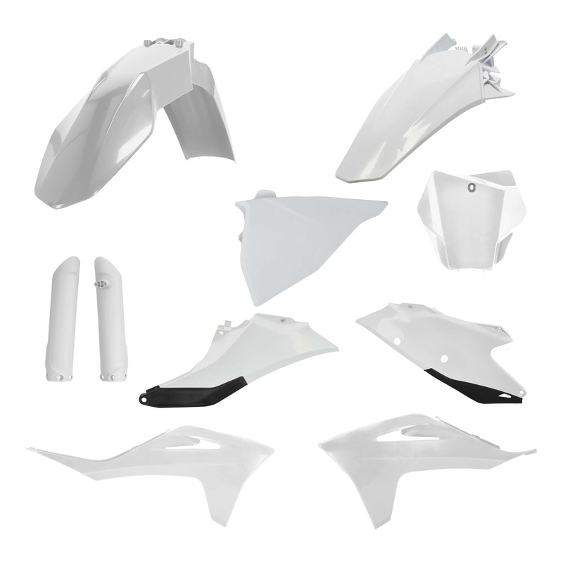 Kit Plastique Complet ACERBIS Type Origine Blanc / Noir - Gasgas MC /