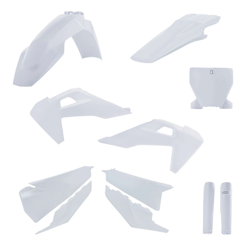 Kit Plastique Complet ACERBIS Type Origine Blanc (n°2) - Husqvarna TC