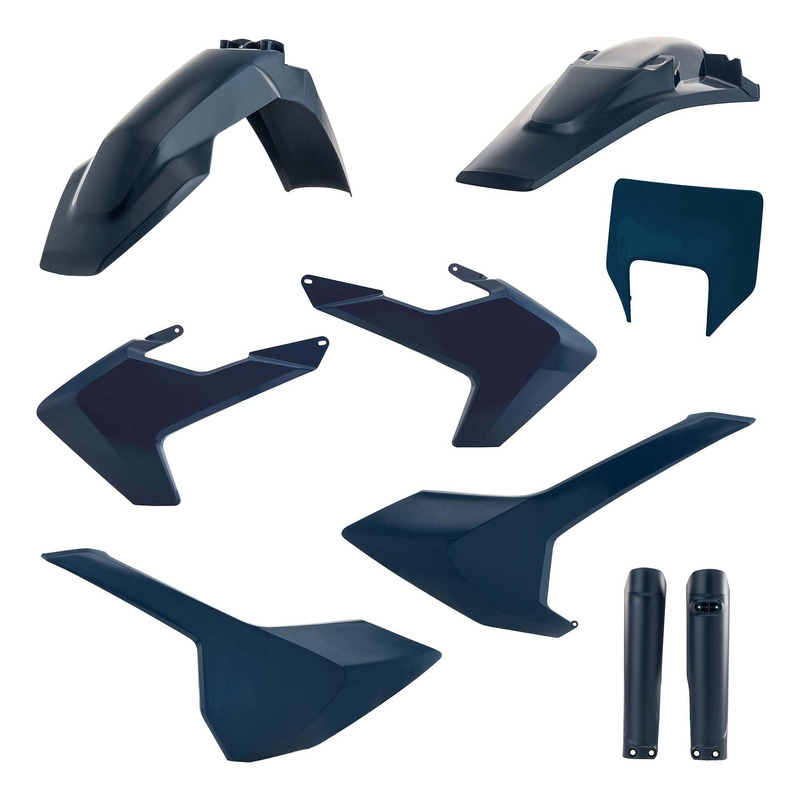 Kit Plastique Complet ACERBIS Type Origine Bleu Nuit - Husqvarna TE / FE 17-19