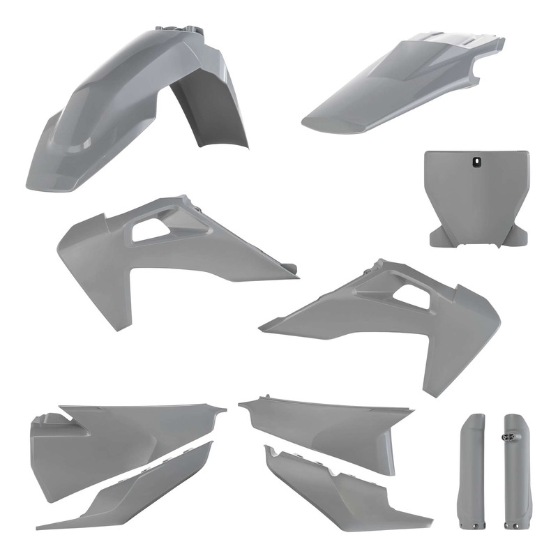 Kit Plastique Complet ACERBIS Type Origine Gris - Husqvarna TC / FC 19