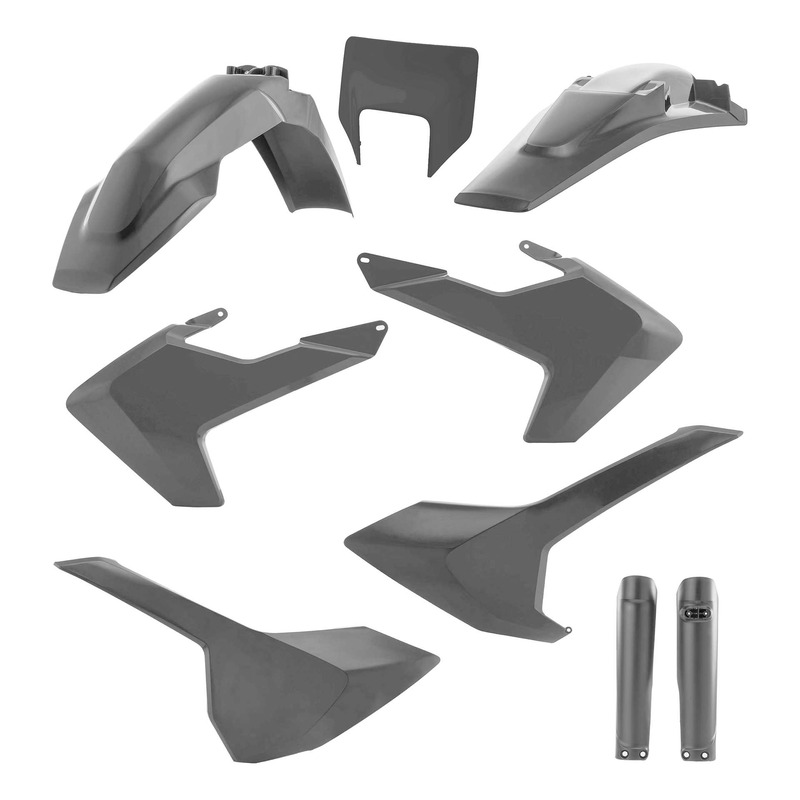Kit Plastique Complet ACERBIS Type Origine Gris - Husqvarna TE / FE 17