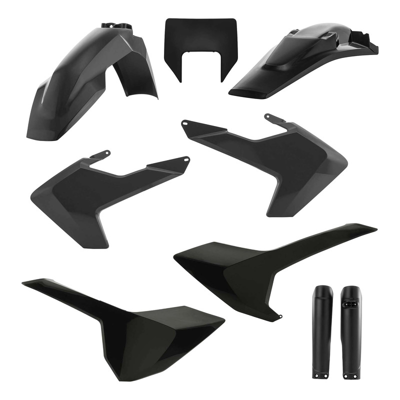 Kit Plastique Complet ACERBIS Type Origine Noir - Husqvarna TE / FE 17-19