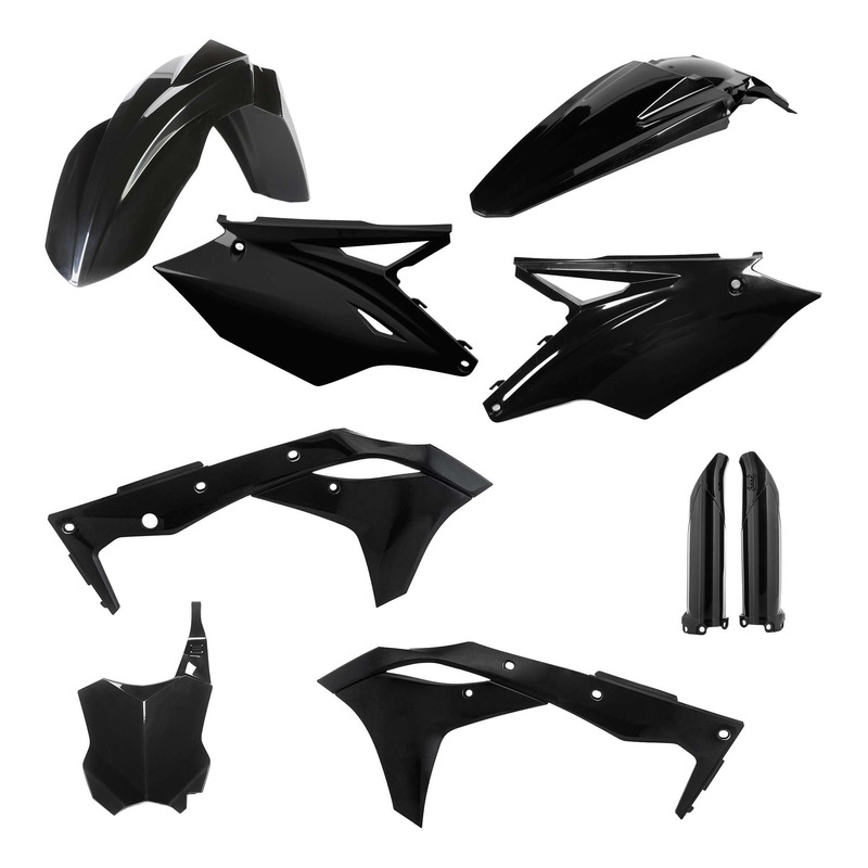Kit Plastique Complet ACERBIS Type Origine Noir - Kawasaki 250 KXF 2017