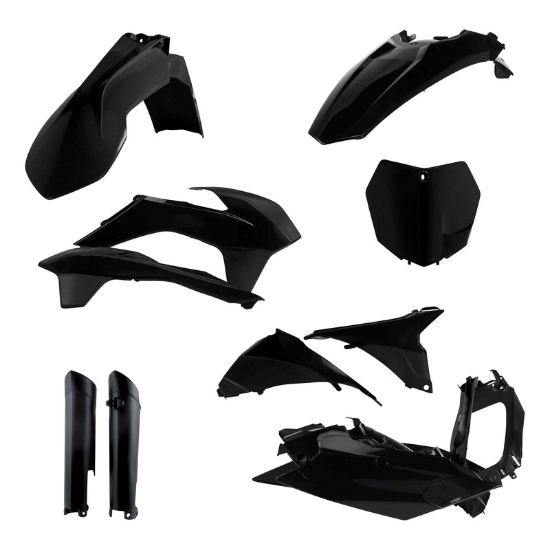 Kit Plastique Complet ACERBIS Type Origine Noir - KTM SX / SXF 13-14