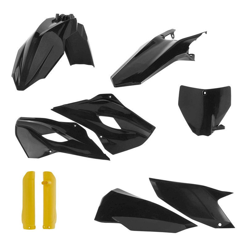 Kit Plastique Complet ACERBIS Type Origine Noir / Jaune - Husqvarna TE
