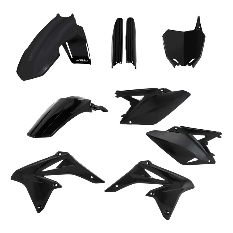Kit Plastique Complet ACERBIS Type Origine Noir - Suzuki 250 RMZ 10-18