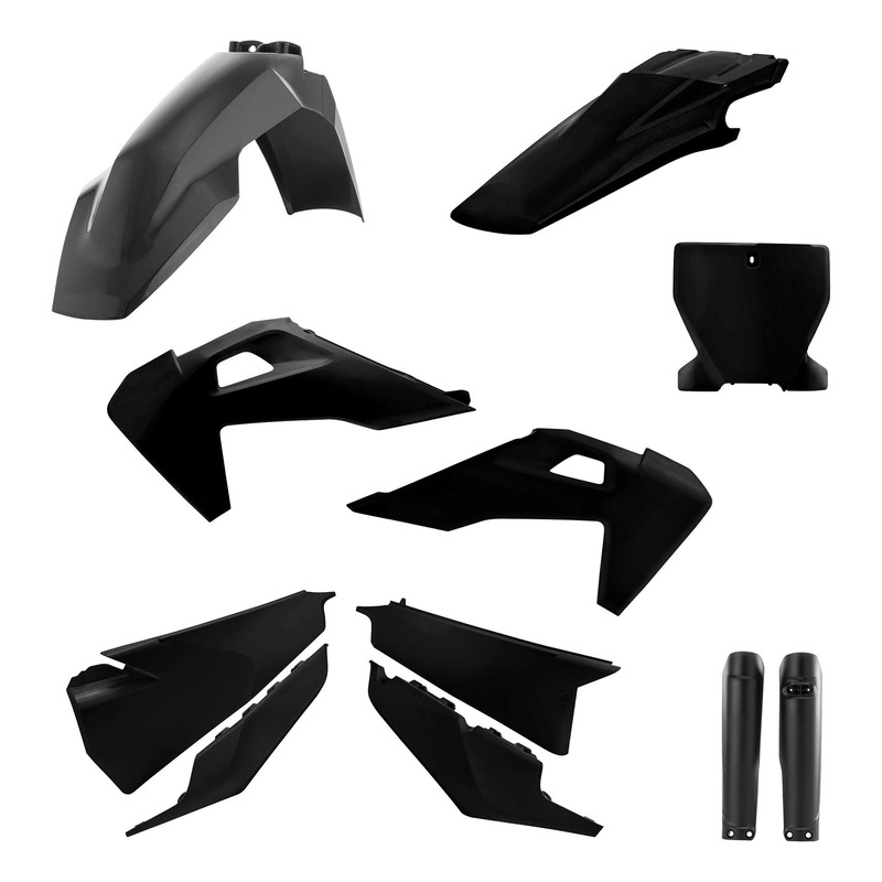 Kit Plastique Complet ACERBIS Type Origine Noir - Husqvarna TC / FC 19