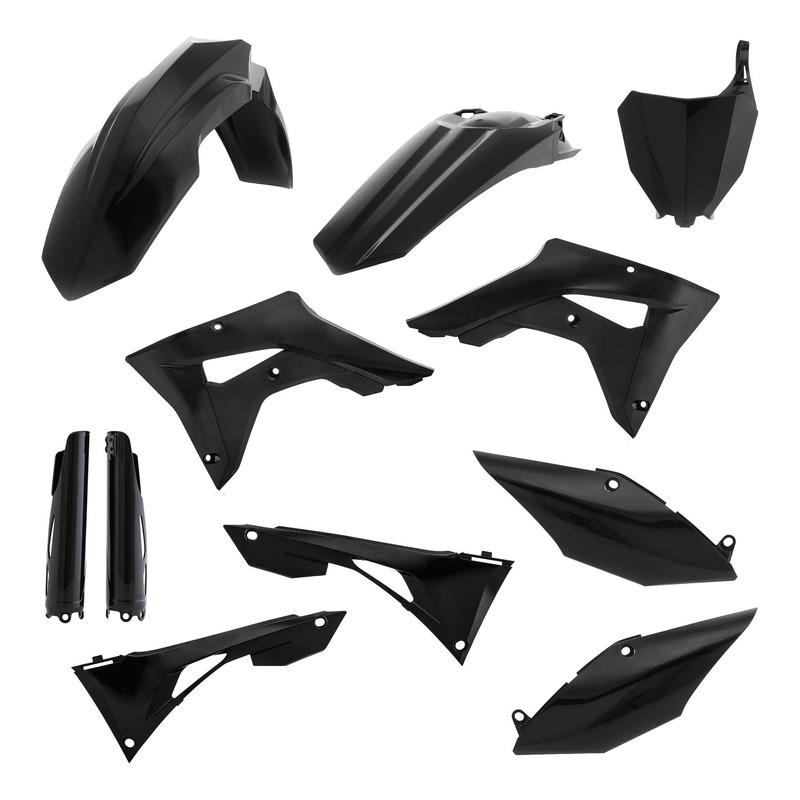 Kit Plastique Complet ACERBIS Type Origine Noir - Honda 450 CRF-R/RX 1