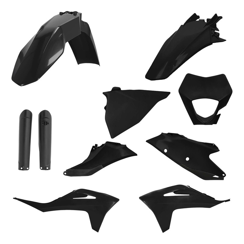 Kit Plastique Complet ACERBIS Type Origine Noir - Gasgas EC / ECF 21-2