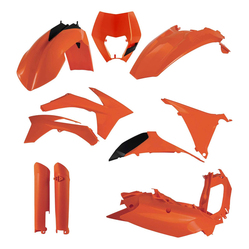 Kit Plastique Complet ACERBIS Type Origine Orange - KTM EXC / EXCF 12-13