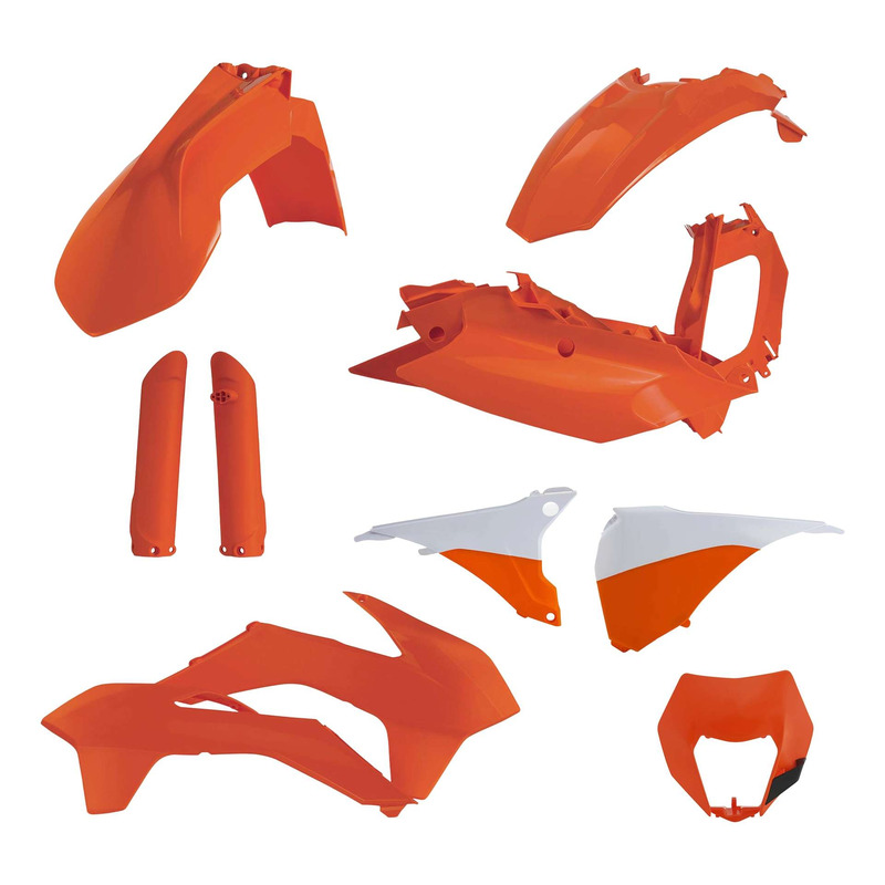 Kit Plastique Complet ACERBIS Type Origine Orange - KTM EXC / EXCF 2016
