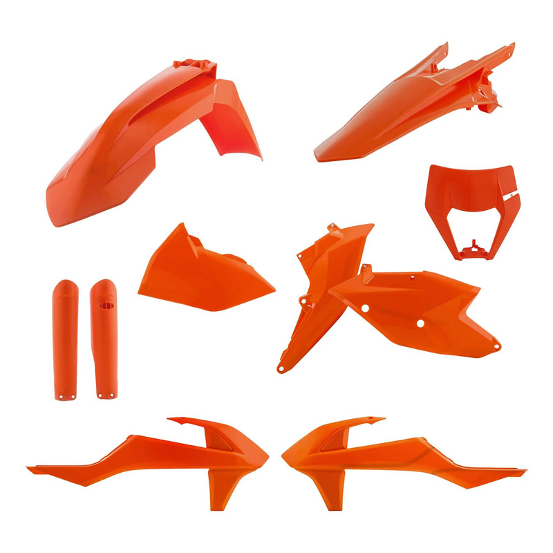 Kit Plastique Complet ACERBIS Type Origine Orange - KTM EXC / EXCF 17-19