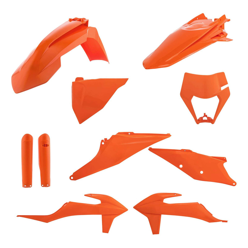 Kit Plastique Complet ACERBIS Type Origine Orange - KTM EXC / EXCF 20-