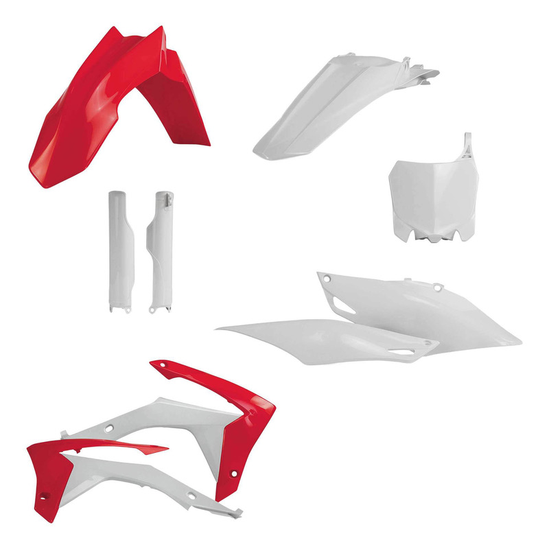 Kit Plastique Complet ACERBIS Type Origine RÃ©plica Blanc / Rouge - Ho