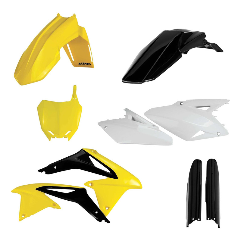 Kit Plastique Complet ACERBIS Type Origine RÃ©plica 2013 Jaune / Noir