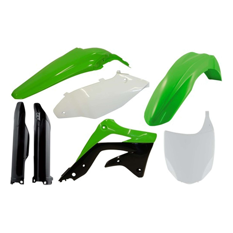 Kit Plastique Complet ACERBIS Type Origine RÃ©plica 2012 Vert/Noir/Bla