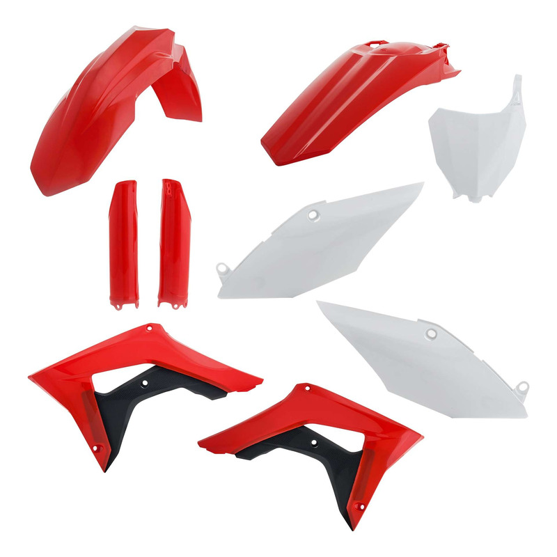 Kit Plastique Complet ACERBIS Type Origine Réplica 2018 Rouge/Blanc/N