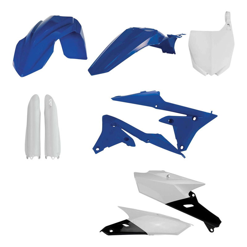 Kit Plastique Complet ACERBIS Type Origine Réplica Bleu / Blanc / Noir - Yamaha 250 / 450 YZF 14-17