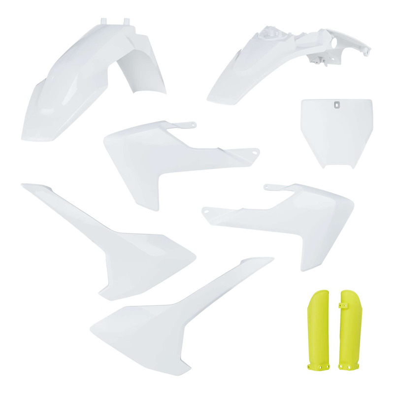 Kit Plastique Complet ACERBIS Type Origine Réplica Blanc / Jaune - Husqvarna 65 TC 17-23