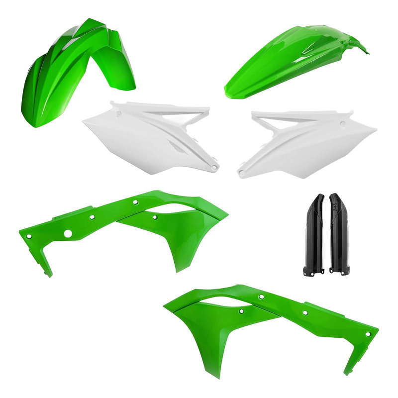 Kit Plastique Complet ACERBIS Type Origine Réplica 2019 Vert/Blanc/No
