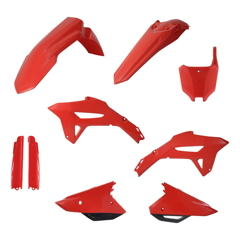 Kit Plastique Complet ACERBIS Type Origine Réplica Rouge / Noir - Hon