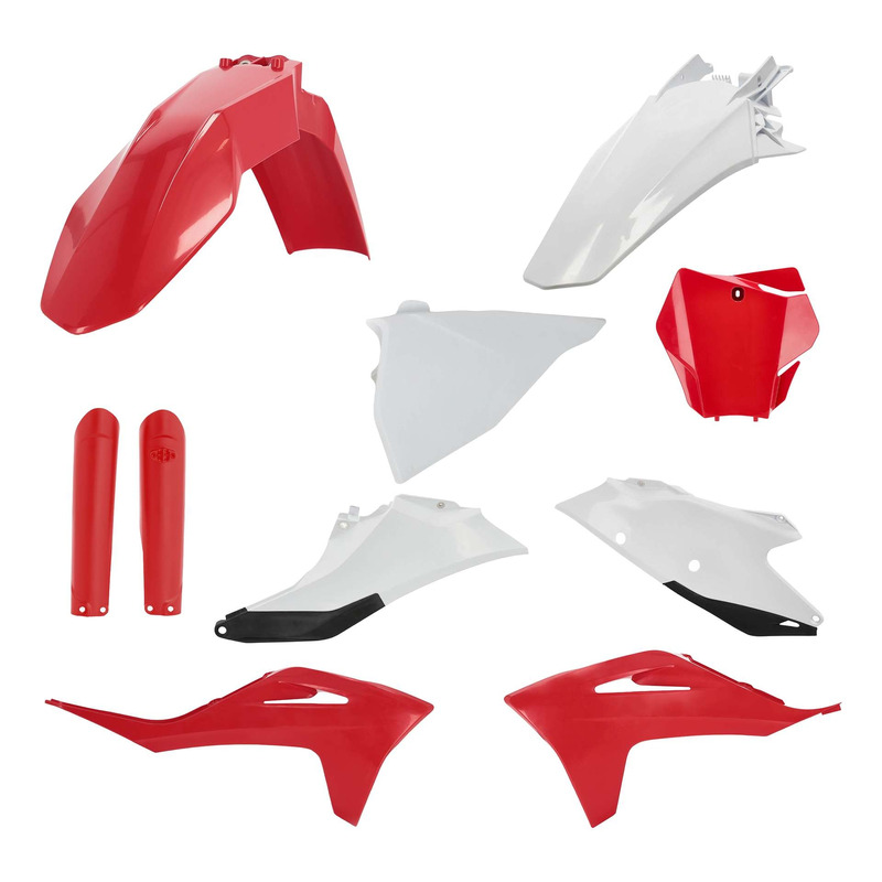 Kit Plastique Complet ACERBIS Type Origine Rouge / Blanc / Noir - Gasg