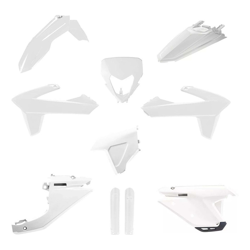 Kit Plastique Complet POLISPORT Enduro Type Origine Blanc pour Sherco SE / SEF 2025