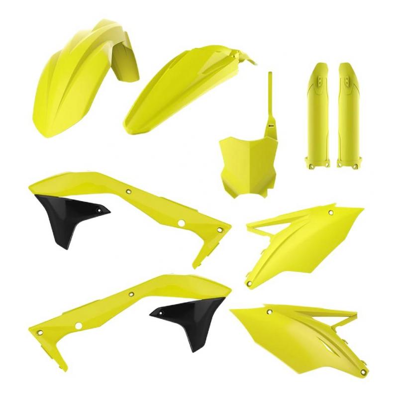 Kit plastique complet Polisport Kawasaki 450 KX-F 16-18 jaune fluo