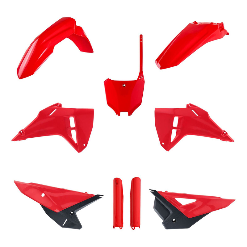 Kit Plastique Complet POLISPORT MX Type Origine Rouge pour Honda 250 / 450 CRF-R 2025