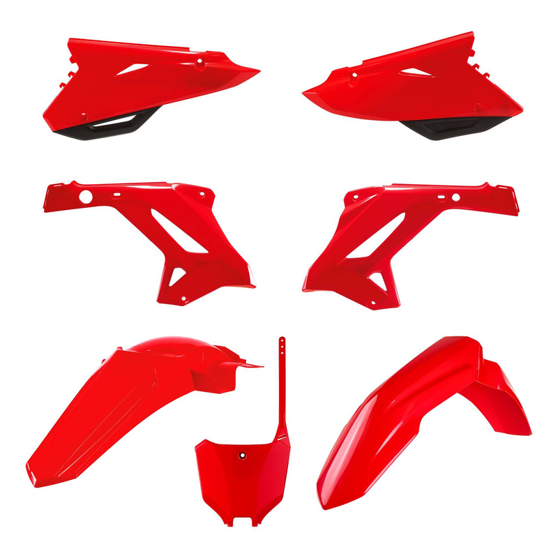 Kit Plastique POLISPORT RESTYLING Édition 2022 Rouge – Honda 125 / 250 CR 00-01