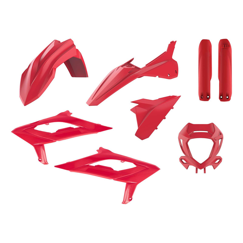 Kit Plastique Complet POLISPORT Type Origine Rouge – Beta RR 2T / 4T 23-24