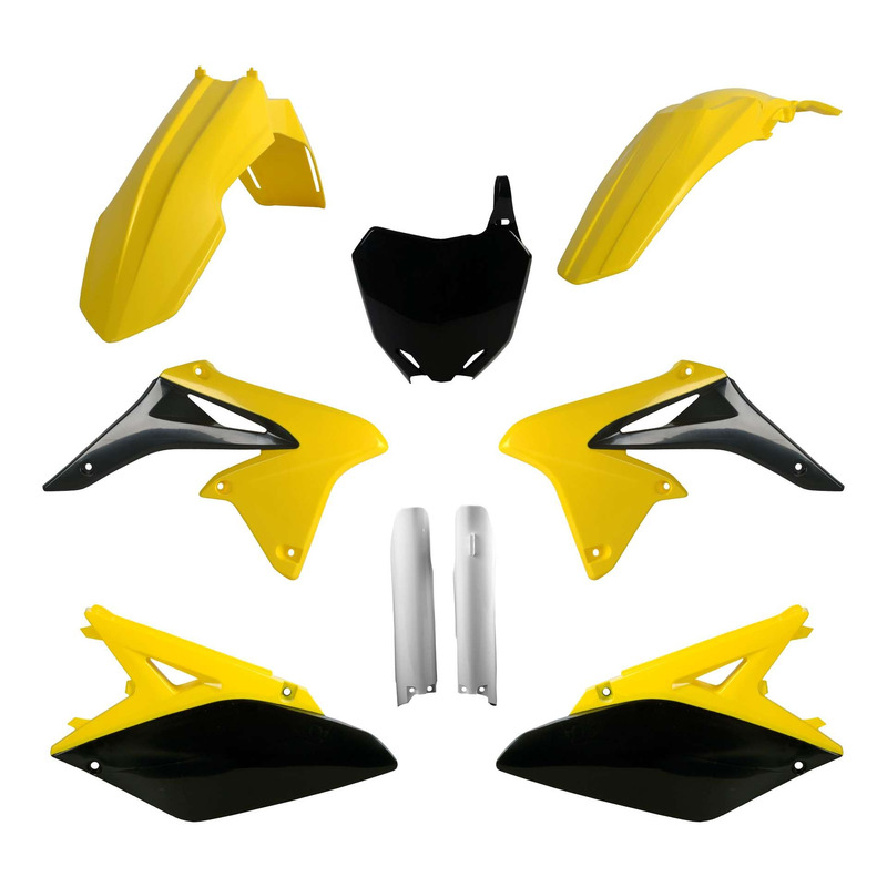 Kit plastique complet Polisport type origine couleur oem 10-12 Suzuki