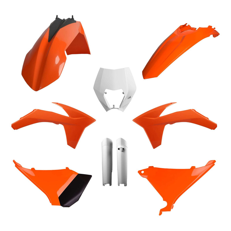 Kit plastique complet Polisport type origine couleur oem KTM EXC-F 250