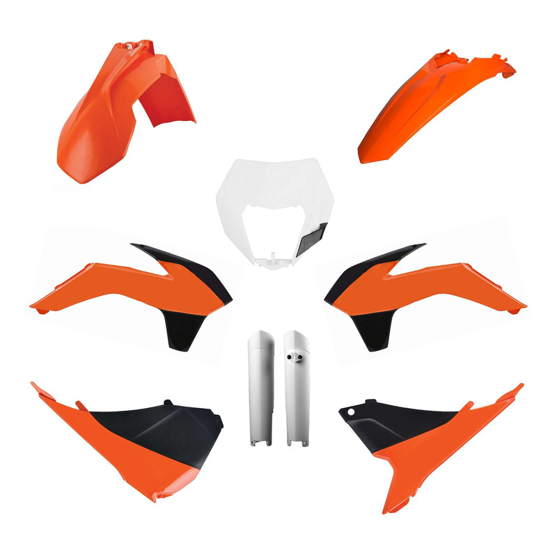 Kit plastique complet Polisport type origine couleur oem 2014 KTM EXC