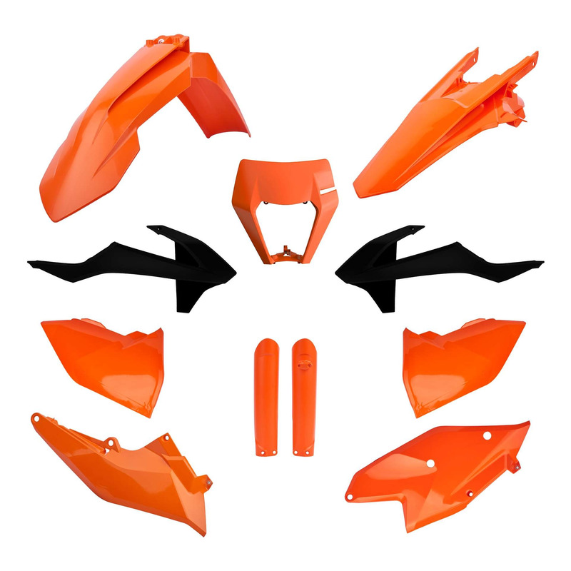 Kit plastique complet Polisport type origine couleur oem 2017 KTM EXC-